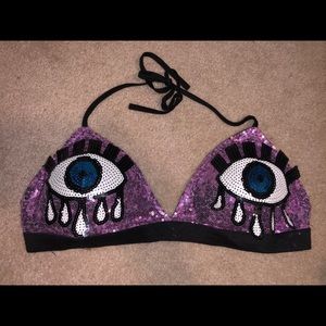 Rave Wonderland sequin top